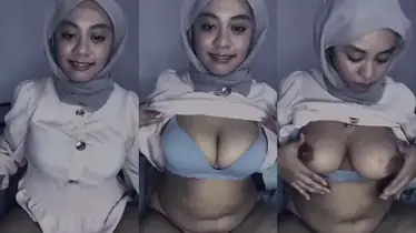 Hijab Abu Pamer Toket Montok Amatir Indo Viral